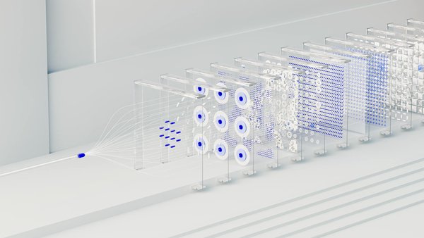 The evolution of model architectures from early neurons to today's large-scale Transformers.